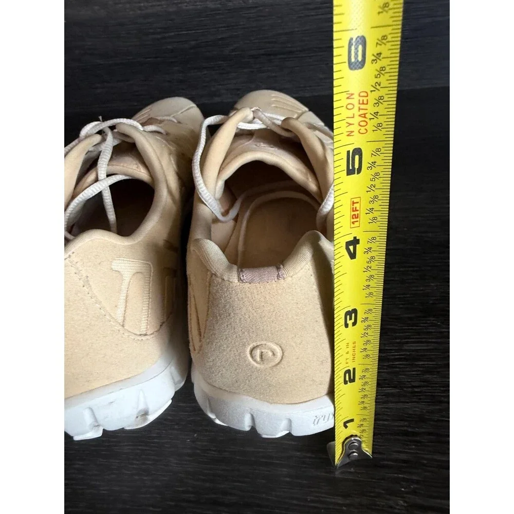 Rockport Womens Sneaker Tan Beige AdiPRENE Lace Up Walking Shoe Size 9